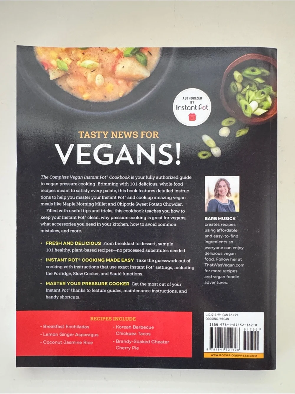 The Complete Vegan Instant Pot Cookbook
